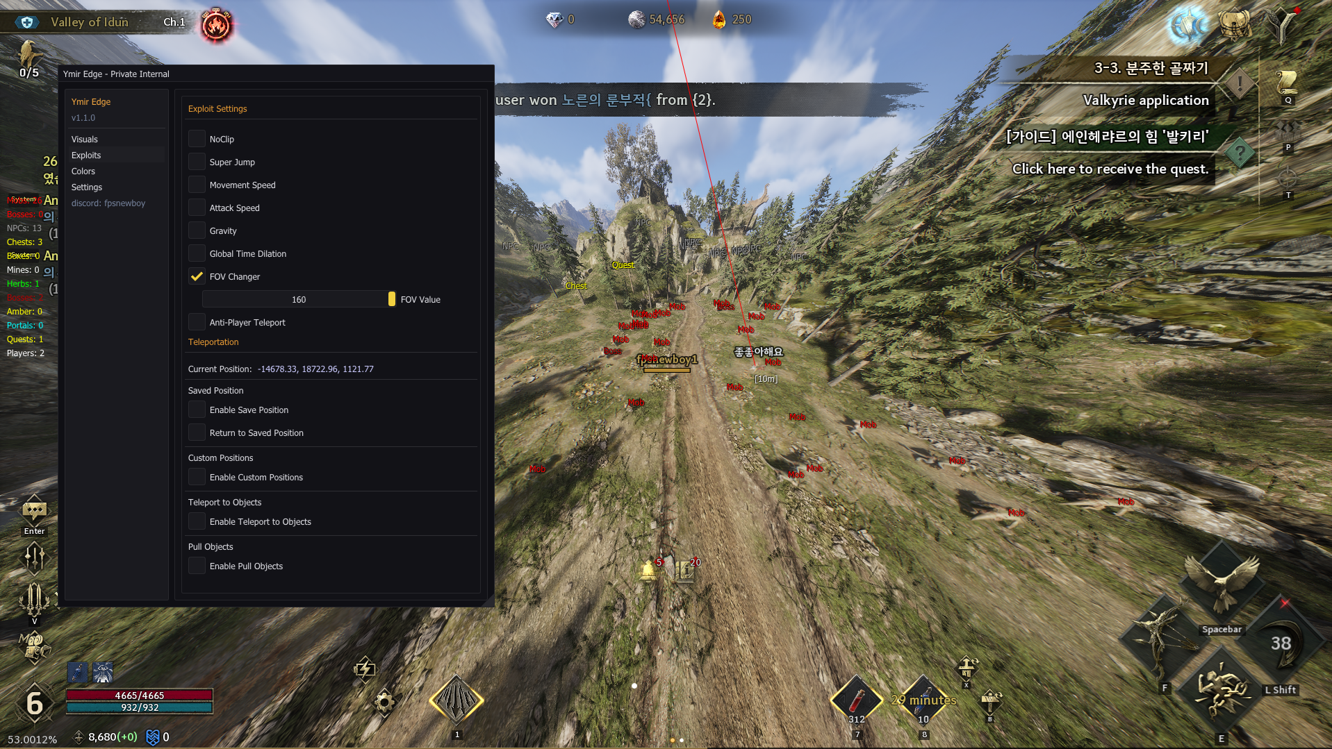 LEGEND OF YMIR - EDGE TOOL (MULTI ACCOUNT + ATK SPEED)