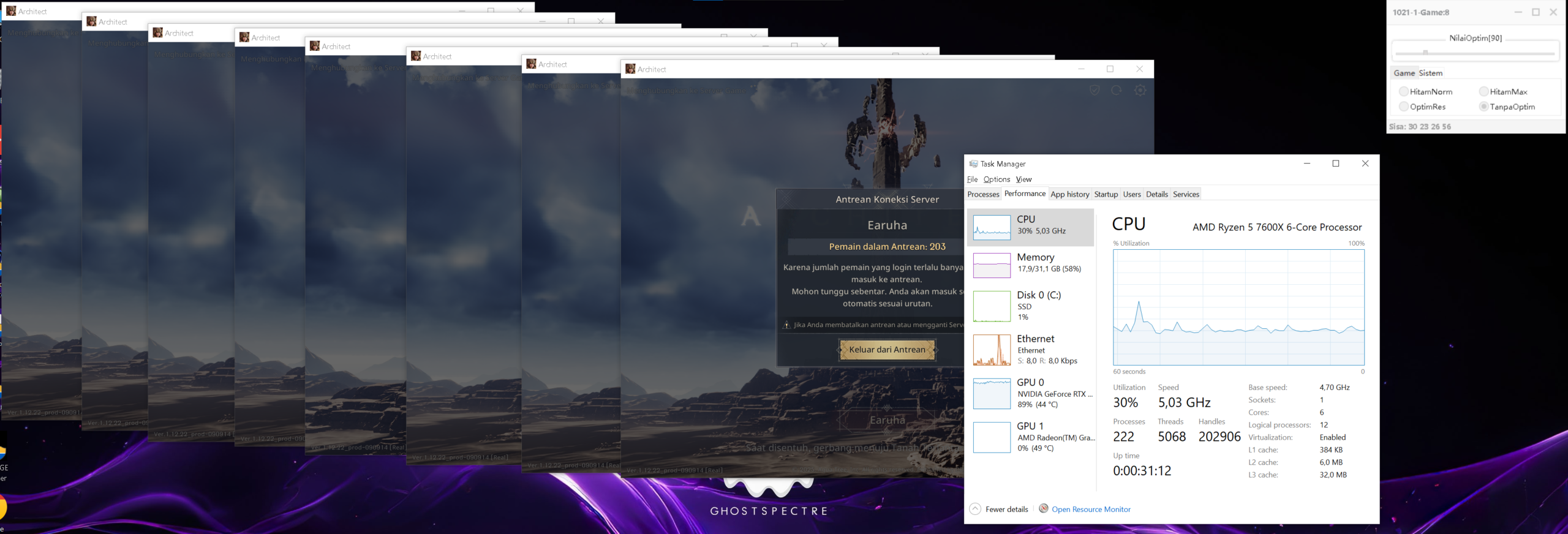 Architect: Land of Exiles – MULTI ACCOUNT TOOL